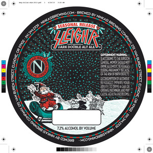 Ninkasi Brewing Company Sleigh'r