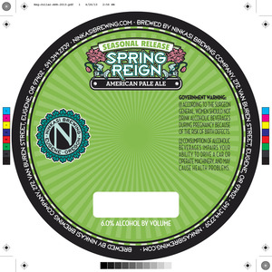 Ninkasi Brewing Company Spring Reign