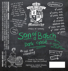 The Monarchy Son Of A Batch May 2013