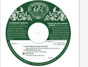 Southbound Brewing Co. Hop'lin IPA May 2013