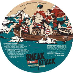 21st Amendment Brewery Sneak Attack Saison May 2013