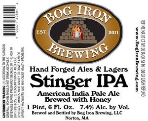 Bog Iron Brewing Stinger IPA May 2013