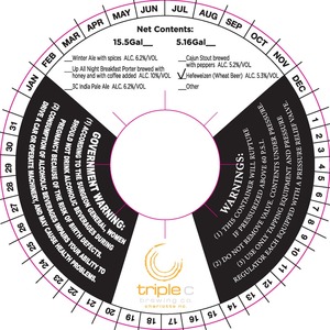 Triple C Brewing Company Hefeweizen