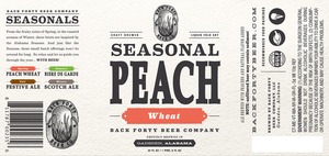 Back Forty Beer Company Seasonal Peach May 2013