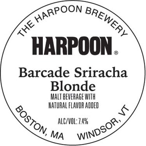 Harpoon Barcade Sriracha Blonde