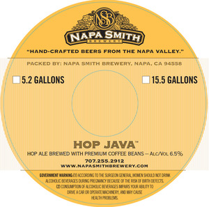 Napa Smith Brewery Hop Java May 2013