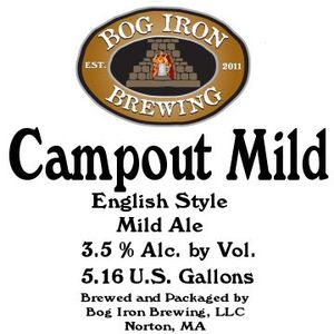 Bog Iron Brewing Campout Mild