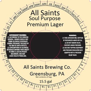 All Saints Brewing Co. May 2013