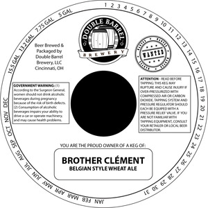 Brother Clement Belgian Style Wheat Ale May 2013