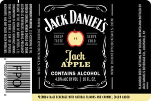 Jack Daniel's Country Cocktails Jack Apple