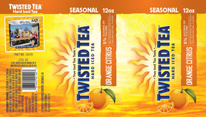 Twisted Tea Orange Citrus May 2013