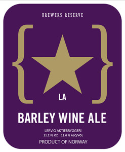 Lervig Aktiebryggeri Barley Wine Ale