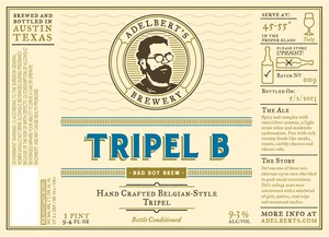 Adelbert's Brewery Tripel B