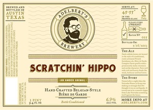 Adelbert's Brewery Scratchin' Hippo May 2013