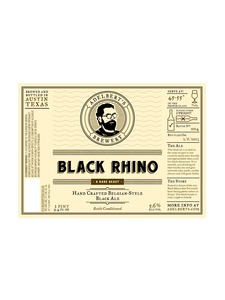 Adelbert's Brewery Black Rhino