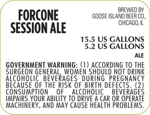 Goose Isand Beer Co. Forcone Session Ale