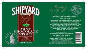 Shipyard Mint Chocolate Stout June 2013