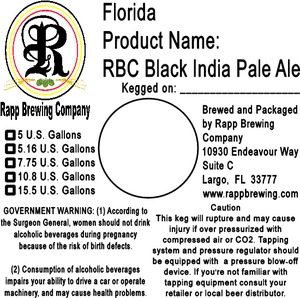 Rapp Brewing Company Rbc Black June 2013