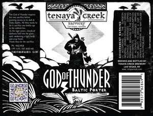 Tenaya Creek Brewery God Of Thunder Baltic Porter June 2013