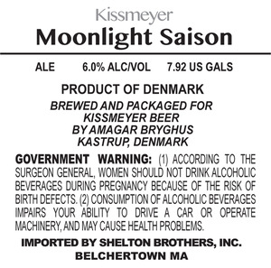 Kissmeyer Moonlight Saison June 2013