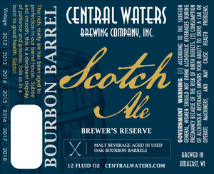 Central Waters Brewing Company Bourbon Barrel Scotch Ale