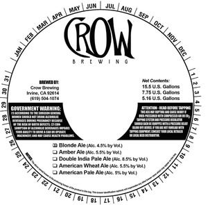 Crow Brewing Blonde June 2013