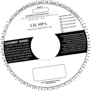 The Rivertown Brewing Company, LLC Lil Sipa June 2013