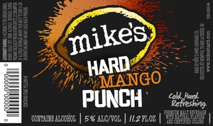 Mike's Hard Mango Punch June 2013