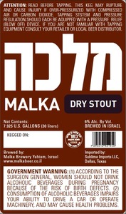 Malka Dry Stout June 2013