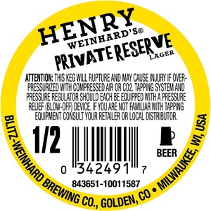 Henry Weinhard's Private Reserve June 2013