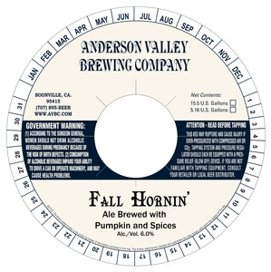 Anderson Valley Brewing Company Fall Hornin' June 2013