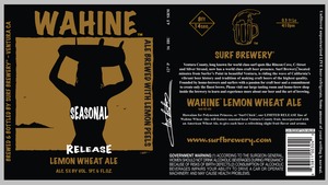 Wahine Lemon Wheat Ale