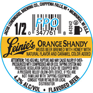 Leinenkugel's Orange Shandy June 2013