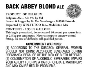 Back Abbey Blond June 2013