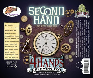 4 Hands Brewing Company 2nd Hand June 2013