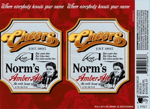 Cheers Norm's Amber June 2013