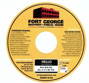 Fort George Brewery Nut Red