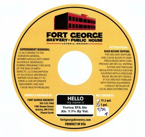 Fort George Brewery Vortex IPA