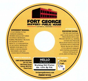 Fort George Brewery Working Girl