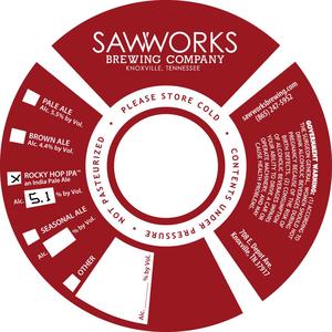 Saw Works Brewing Company Rocky Hop India Pale Ale June 2013
