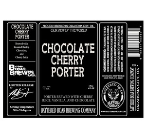 Battered Boar Brewing Company Chocolate Cherry Porter