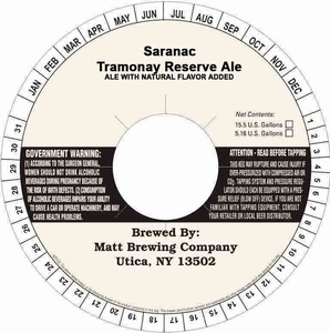 Saranac Tramonay Reserve