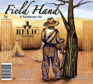 Relic Brewing Fieldhand June 2013