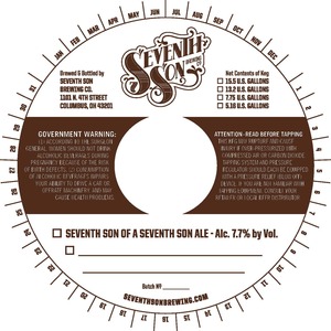 Seventh Son Of A Seventh Son Ale June 2013