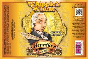 Henniker Brewing Company Whipple's Wheat