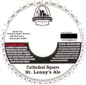 Cathedral Square Brewery St. Lenny's Ale June 2013