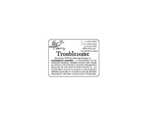 Off Color Brewing Troublesome