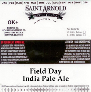 Saint Arnold Brewing Company Field Day June 2013