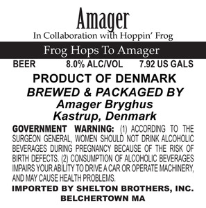 Amagar Bryghus Frog Hops To Amagar