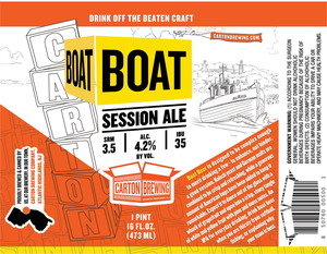 Carton Brewing Company Boat June 2013